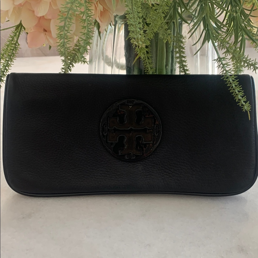 Tory Burch Midnight Black Clutch